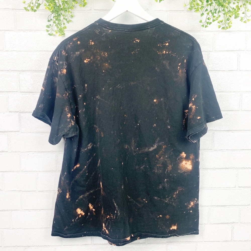IT Clown Custom Bleach Splatter Graphic Tee Sz XL - Picture 2 of 3